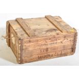 20TH CENTURY PINE SHIPPING CRATE