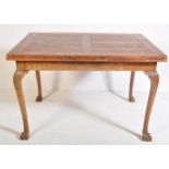 VINTAGE EARLY 20TH CENTURY OAK DRAW LEAF DINING TABLE