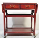 20TH CENTURY CHINESE HARDWOOD HOSTESS SERVING TROLLEY