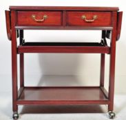 20TH CENTURY CHINESE HARDWOOD HOSTESS SERVING TROLLEY