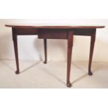 19TH CENTURY GEORGE III MAHOGANY TABLE & 3 CHAIRS