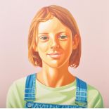 PETER BULLEN - PORTRAIT OF LILY - ACRYLIC ON CANVAS PAINTING