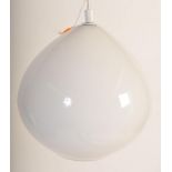 HABITAT - CONTEMPORARY MILK GLASS HANGING CEILING LIGHT