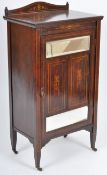 19TH CENTURY VICTORIAN ROSEWOOD & MARQUETRY CABINET