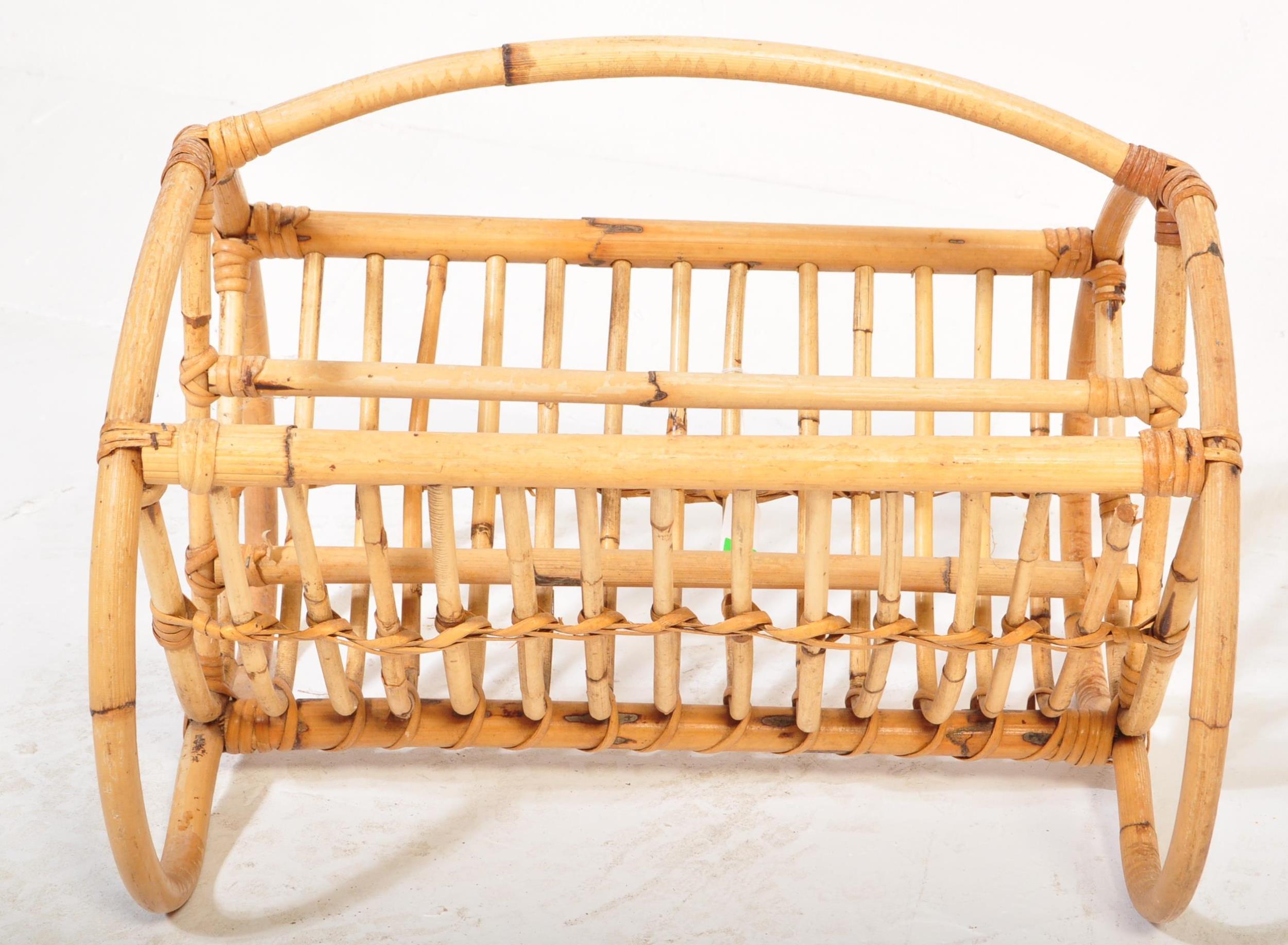 MANNER OF FRANCO ALBINI BAMBOO RACK AND CHILDS CHAIR - Image 3 of 4