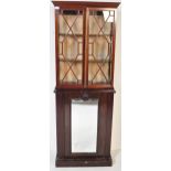 19TH CENTURY MAHOGANY LIBRARY BOOKCASE PIER CABINET