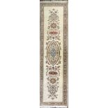 VINTAGE PERSIAN TABRIZ TABA TABAI FLOOR RUNNER RUG