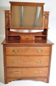 EARLY 20TH CENTURY CIRCA 1920S OAK DRESSING TABLE