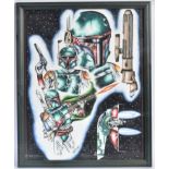 ESTATE OF JEREMY BULLOCH - STAR WARS - BOBA FETT ARTWORK