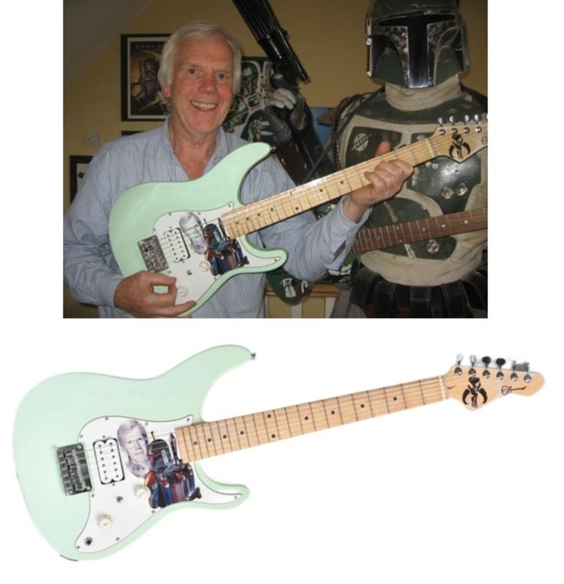 ESTATE OF JEREMY BULLOCH - BULLOCH'S OWN CUSTOMISED GUITAR