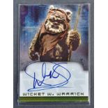 ESTATE OF JEREMY BULLOCH - STAR WARS - WARWICK DAVIS TOPPS TRADING CARD