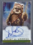 ESTATE OF JEREMY BULLOCH - STAR WARS - WARWICK DAVIS TOPPS TRADING CARD