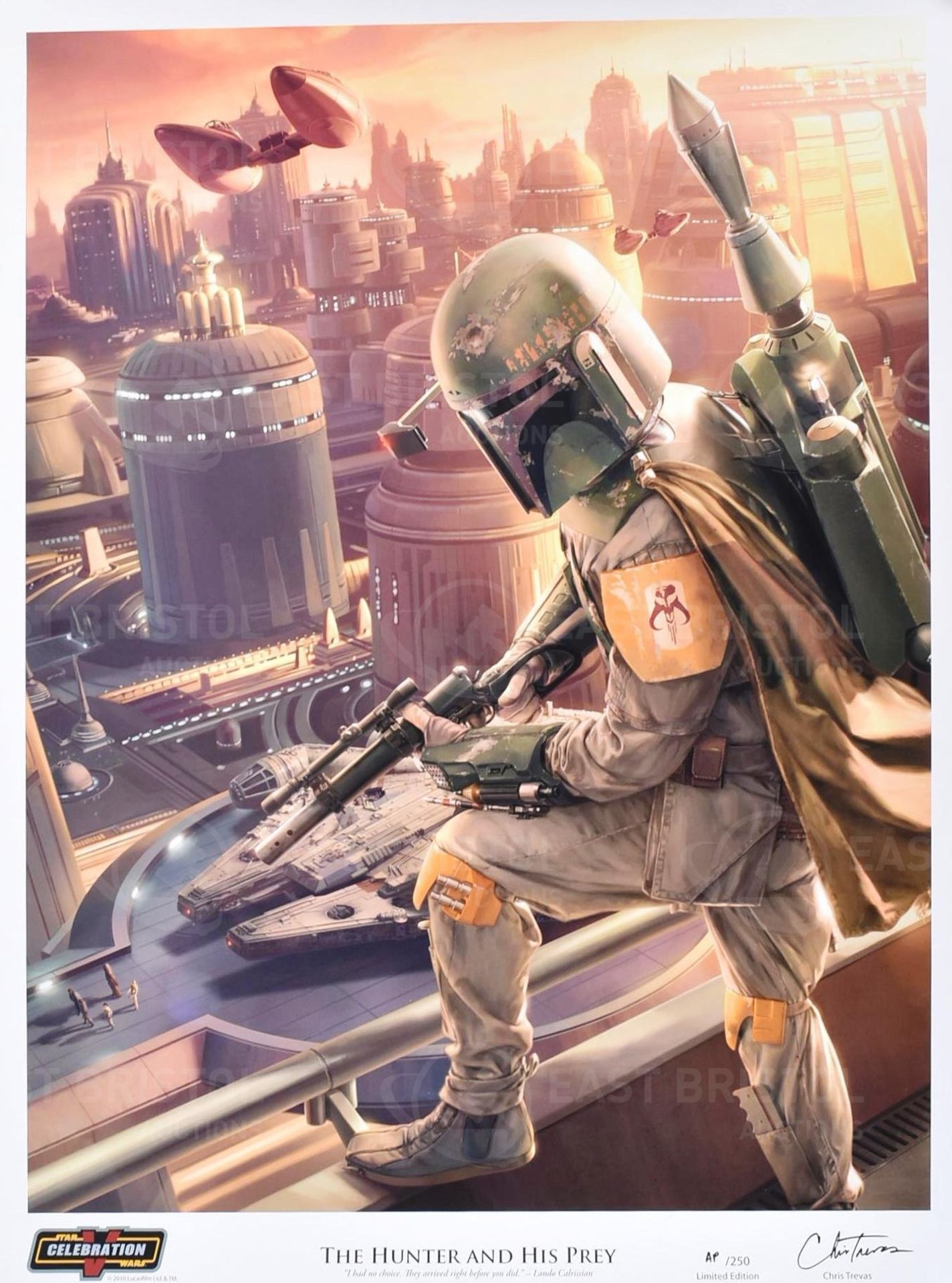 ESTATE OF JEREMY BULLOCH - STAR WARS CELEBRATION V ARTWORK