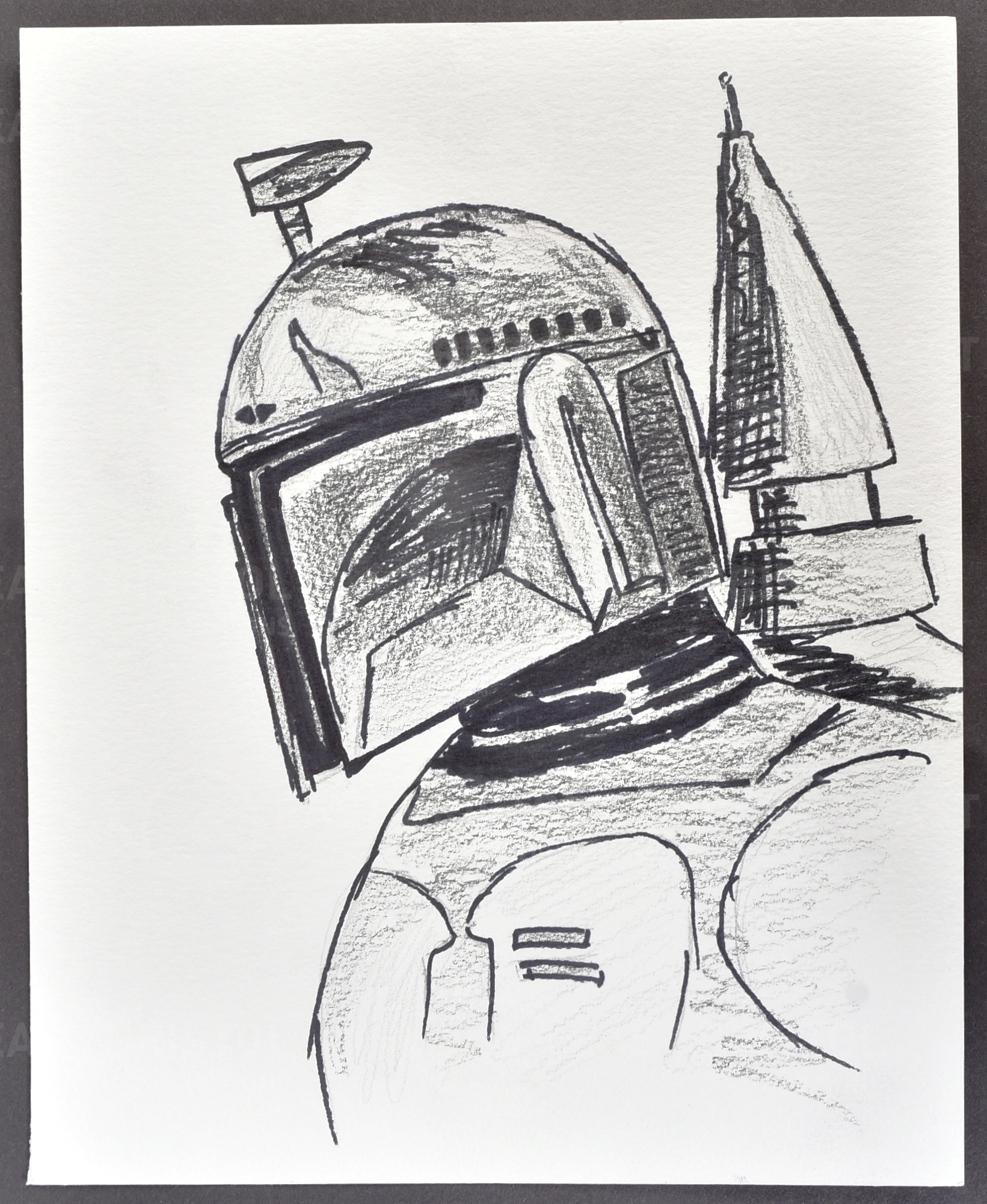 ESTATE OF JEREMY BULLOCH - STAR WARS - BOBA FETT FAN ART