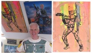 ESTATE OF JEREMY BULLOCH - STAR WARS - ORIGINAL PAINTING