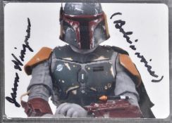 ESTATE OF JEREMY BULLOCH - BOBA FETT - JASON WINGREEN AUTOGRAPH