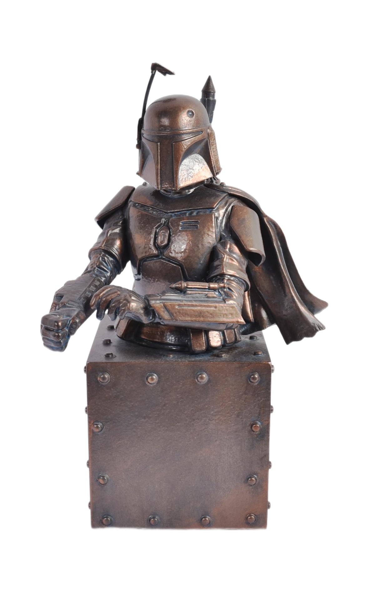 ESTATE OF JEREMY BULLOCH - BRONZE EFFECT BOBA FETT STATUE