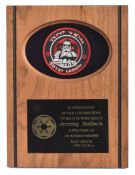 ESTATE OF JEREMY BULLOCH - STAR WARS 501ST LEGION PLAQUE