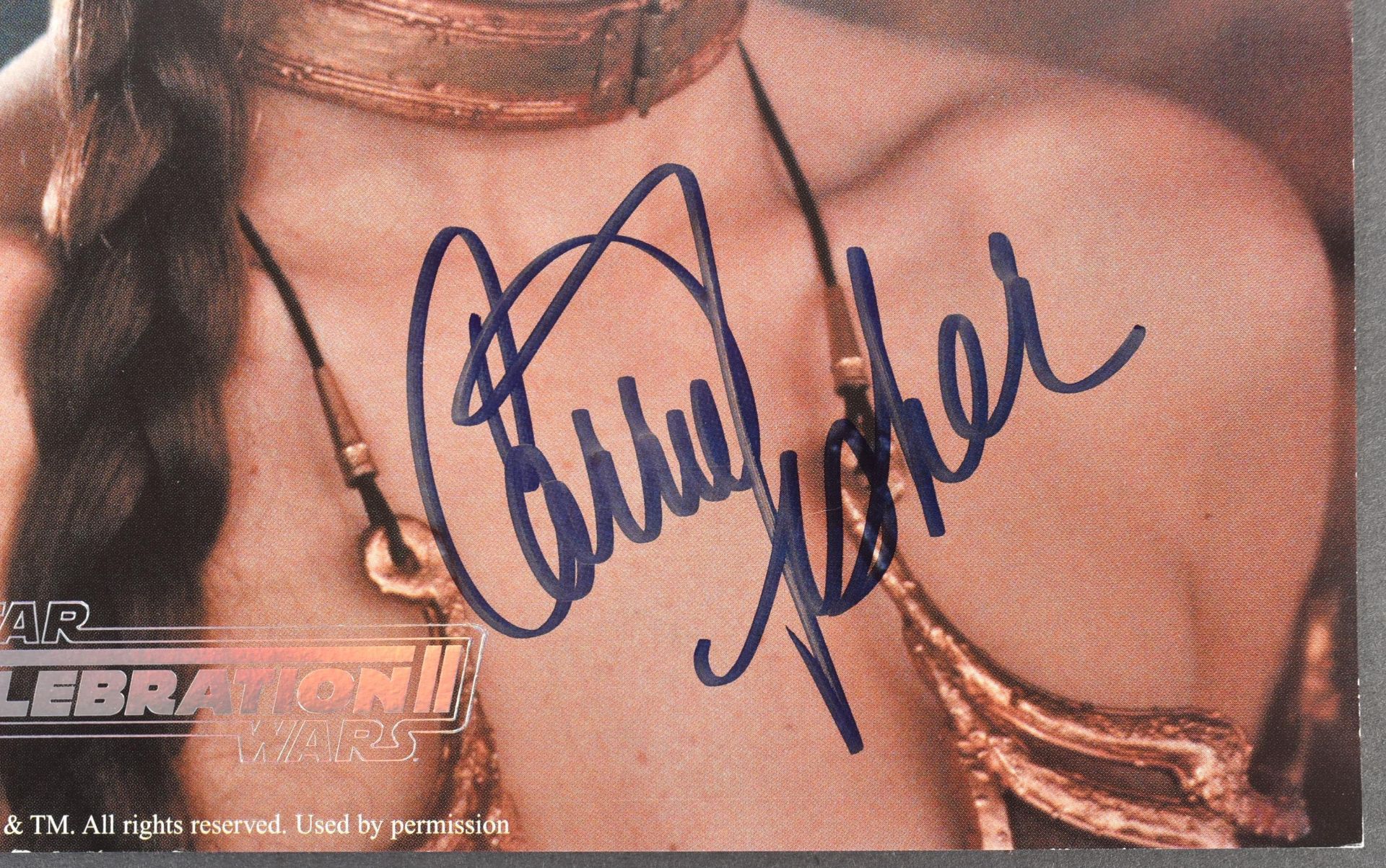 ESTATE OF JEREMY BULLOCH – STAR WARS - CELEBRATION II SIGNED PHOTO - Image 2 of 2