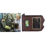 ESTATE OF JEREMY BULLOCH - PRESENTATION PLAQUE