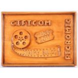 ESTATE OF JEREMY BULLOCH - HAND CARVED PRESENTATION PLAQUE