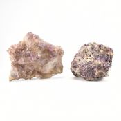 NATURAL HISTORY - AMETHYST & ASSORTED MINERAL SPECIMENS