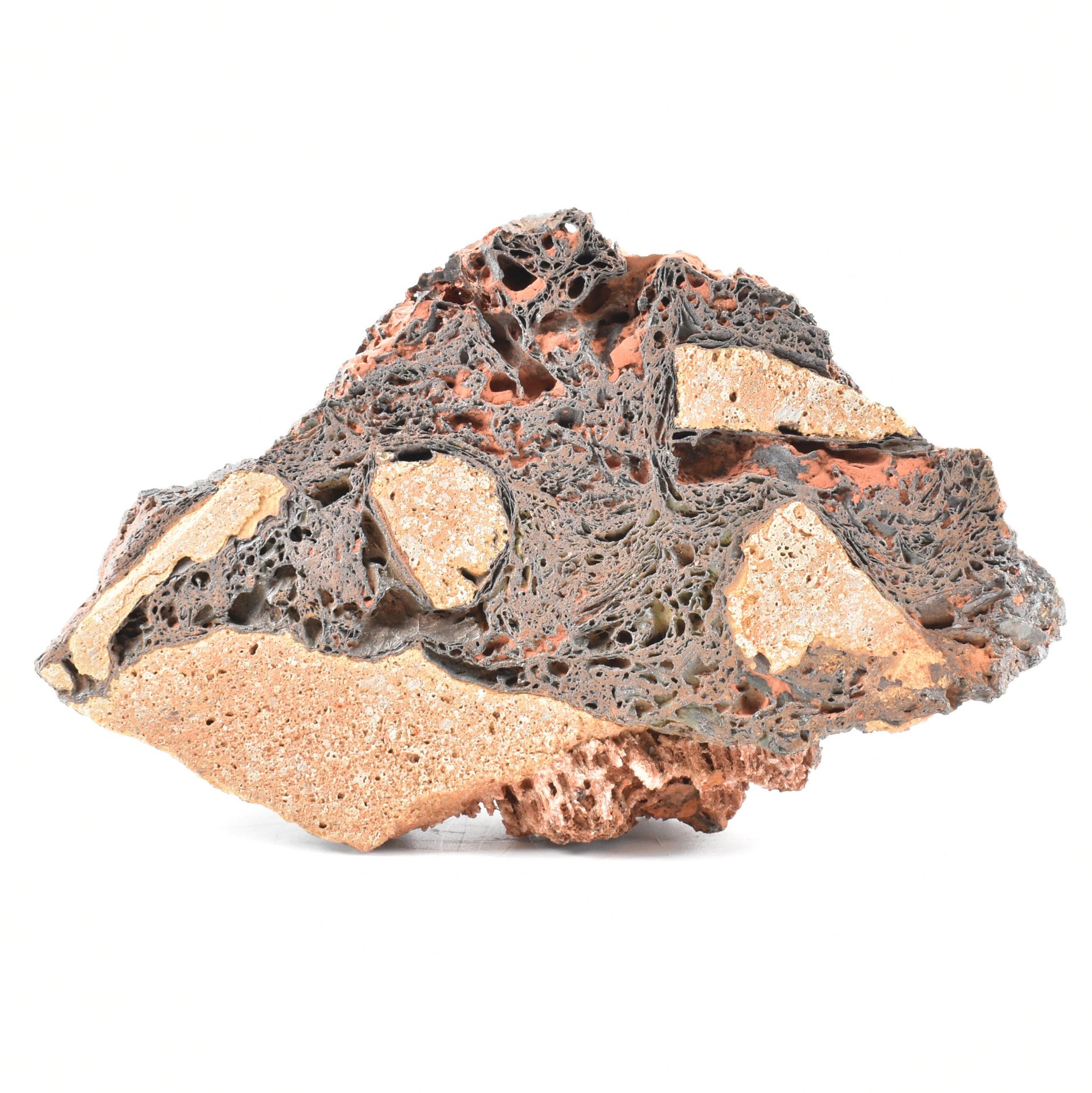 NATURAL HISTORY - IRON RICH ROCK & CALCITE & ASSORTED SAMPLES - Image 5 of 11