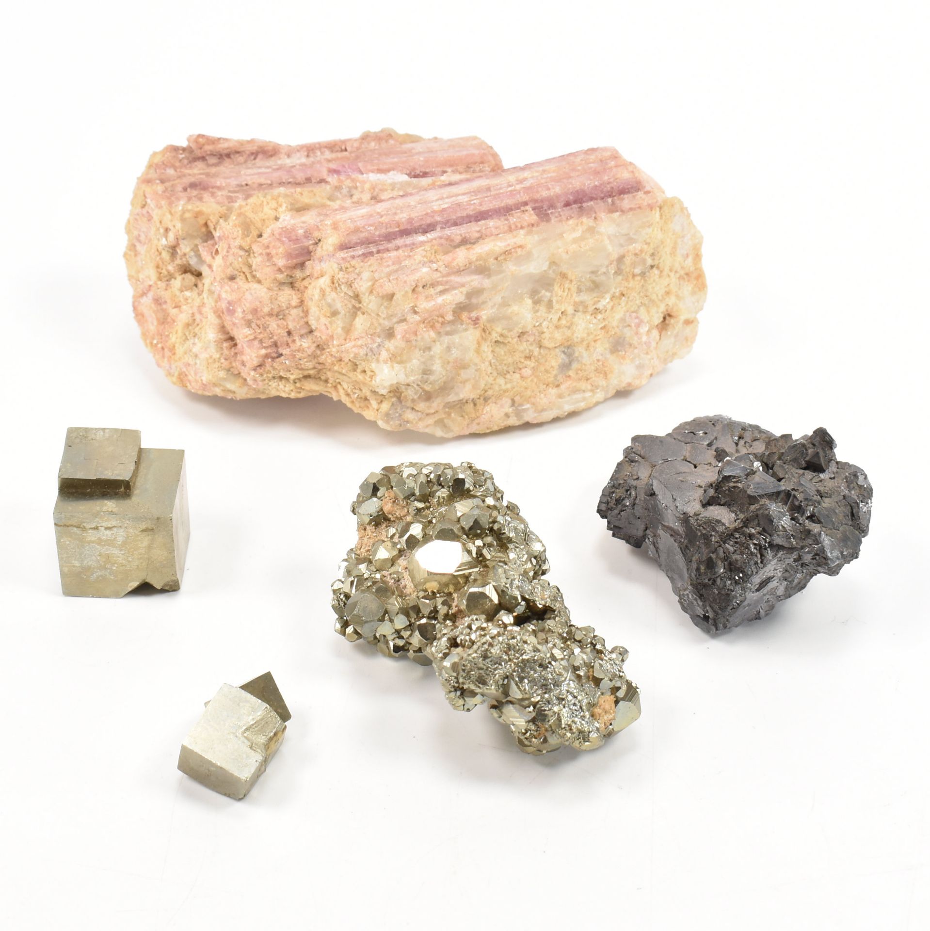 NATURAL HISTORY - PYRITE & ASSORTED MINERAL SPECIMENS - Image 2 of 8