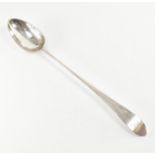 SCOTTISH GEORGE III SILVER HALLMARKED LARGE SERVING SPOON