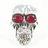 800 SILVER SKULL SNUFF BOX