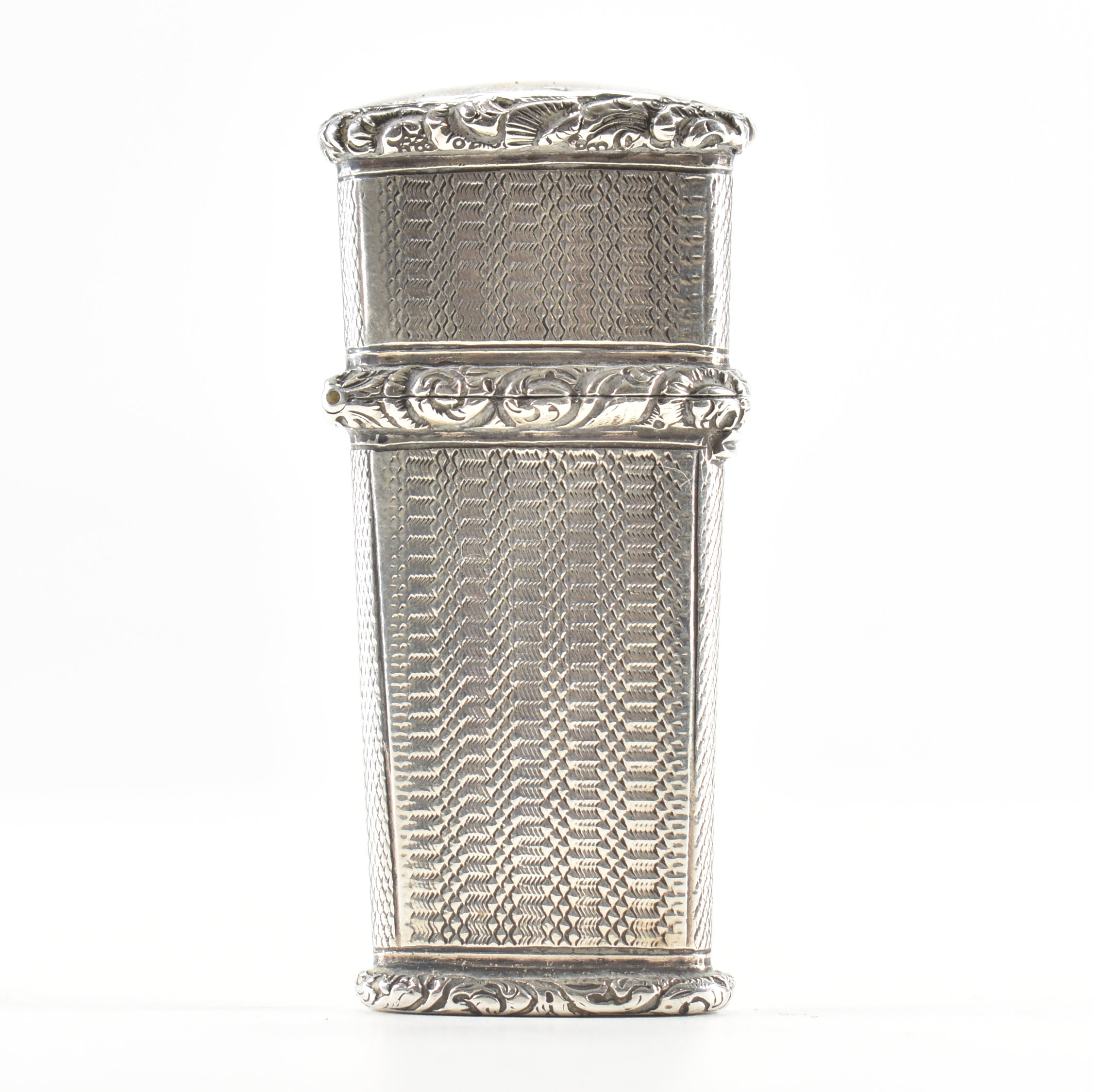 GEORGE IV HALLMARKED SILVER NEEDLE ETUI CASE - Image 3 of 7