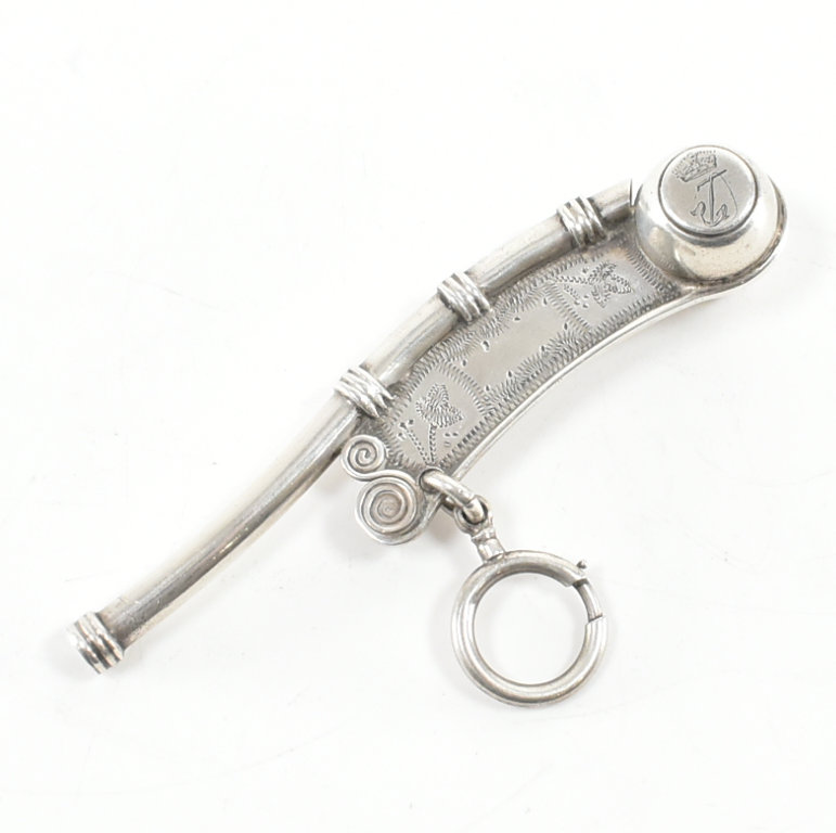 HALLMARKED SILVER MARITIME INTEREST BOSUNS WHISTLE - Image 4 of 13