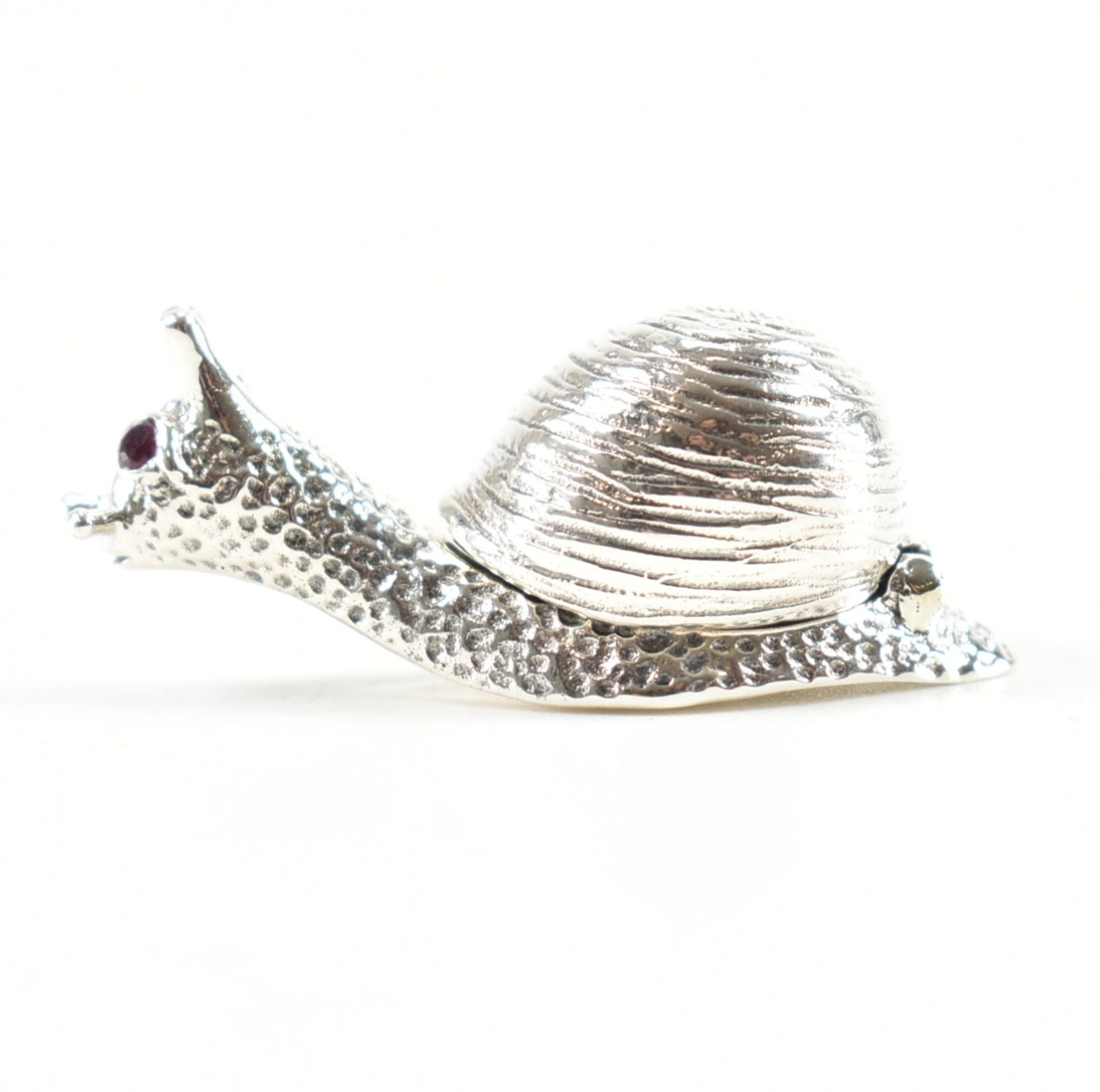 STERLING SILVER SNAIL BOX - Image 2 of 4