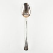 GEORGIAN HALLMARKED SILVER SERVING SPOON