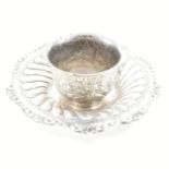 HALLMARKED SILVER BOWL & 800 SILVER DISH