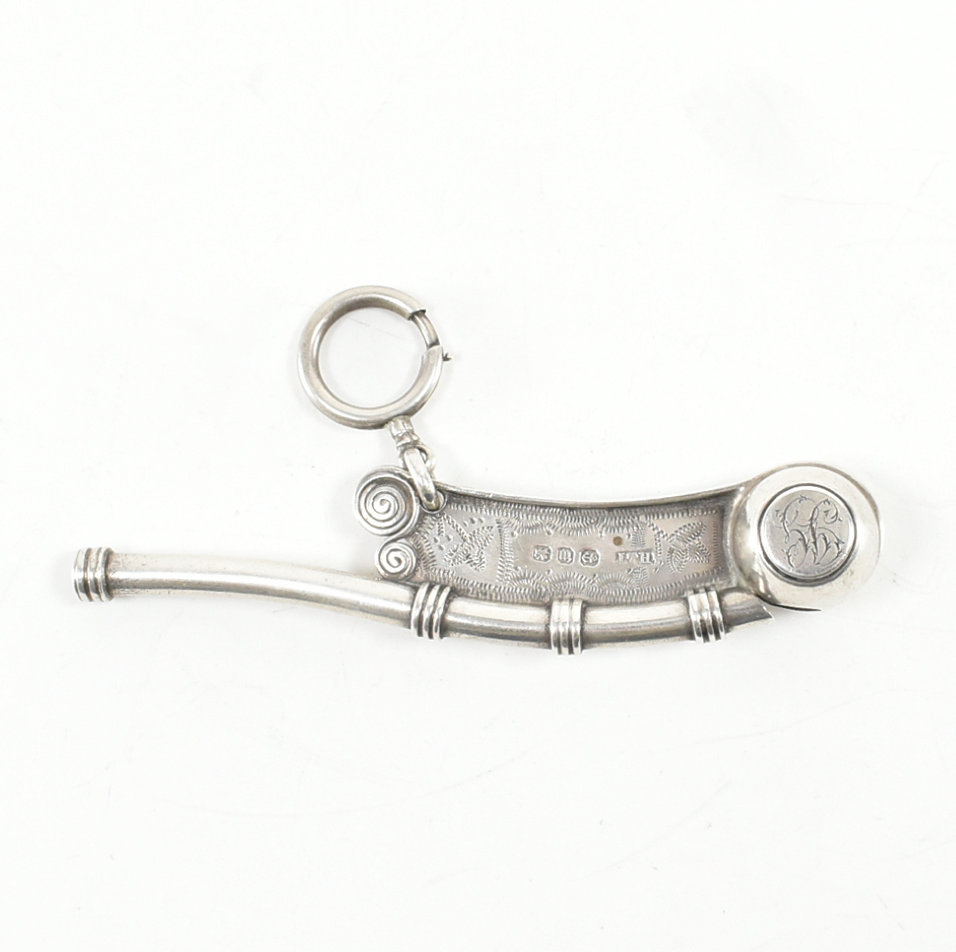 HALLMARKED SILVER MARITIME INTEREST BOSUNS WHISTLE - Image 5 of 13