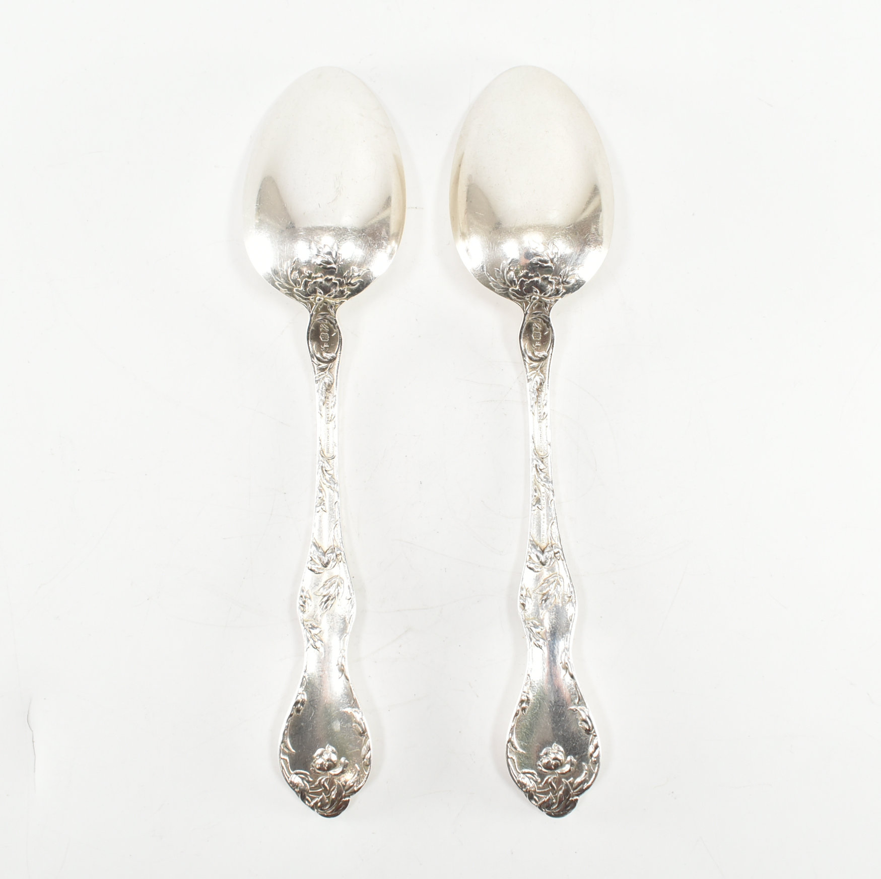 TWO REED & BARTON STERLING SILVER SERVING SPOONS - Image 2 of 3