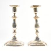 PAIR OF HALLMARKED SILVER ART DECO CANDLESTICKS