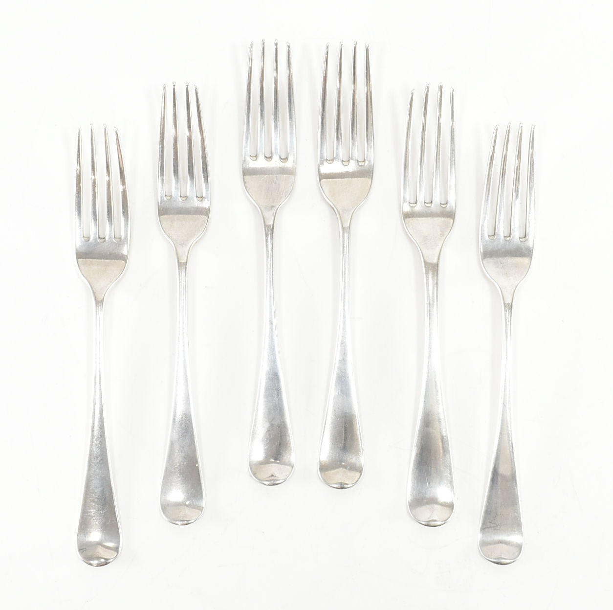 GEORGIAN HALLMARKED SILVER DINNER FORKS