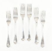 GEORGIAN HALLMARKED SILVER DINNER FORKS