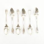 SET OF SIX FRENCH SILVER SPOONS