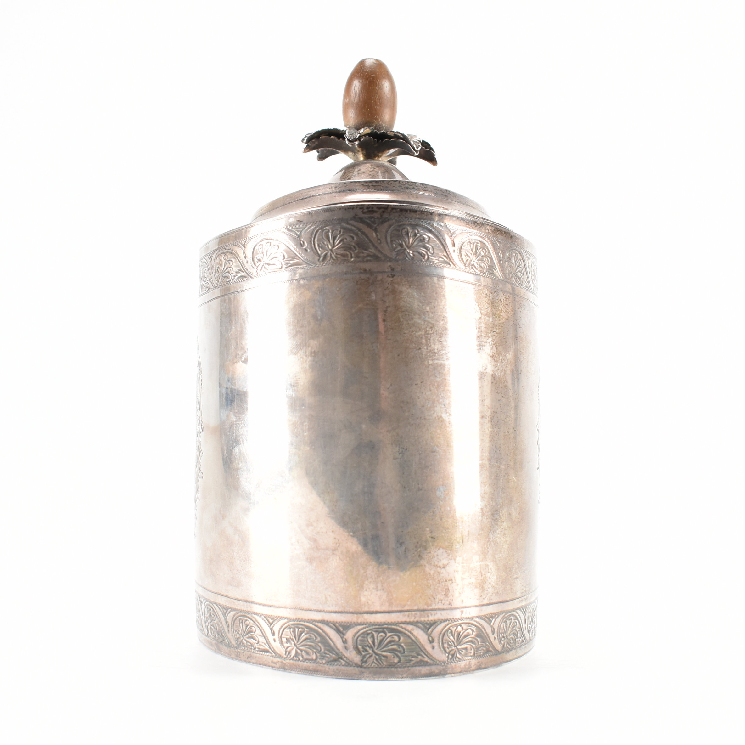 GEORGE III NEO CLASSICAL SILVER HALLMARKED TEA CADDY - Image 2 of 7