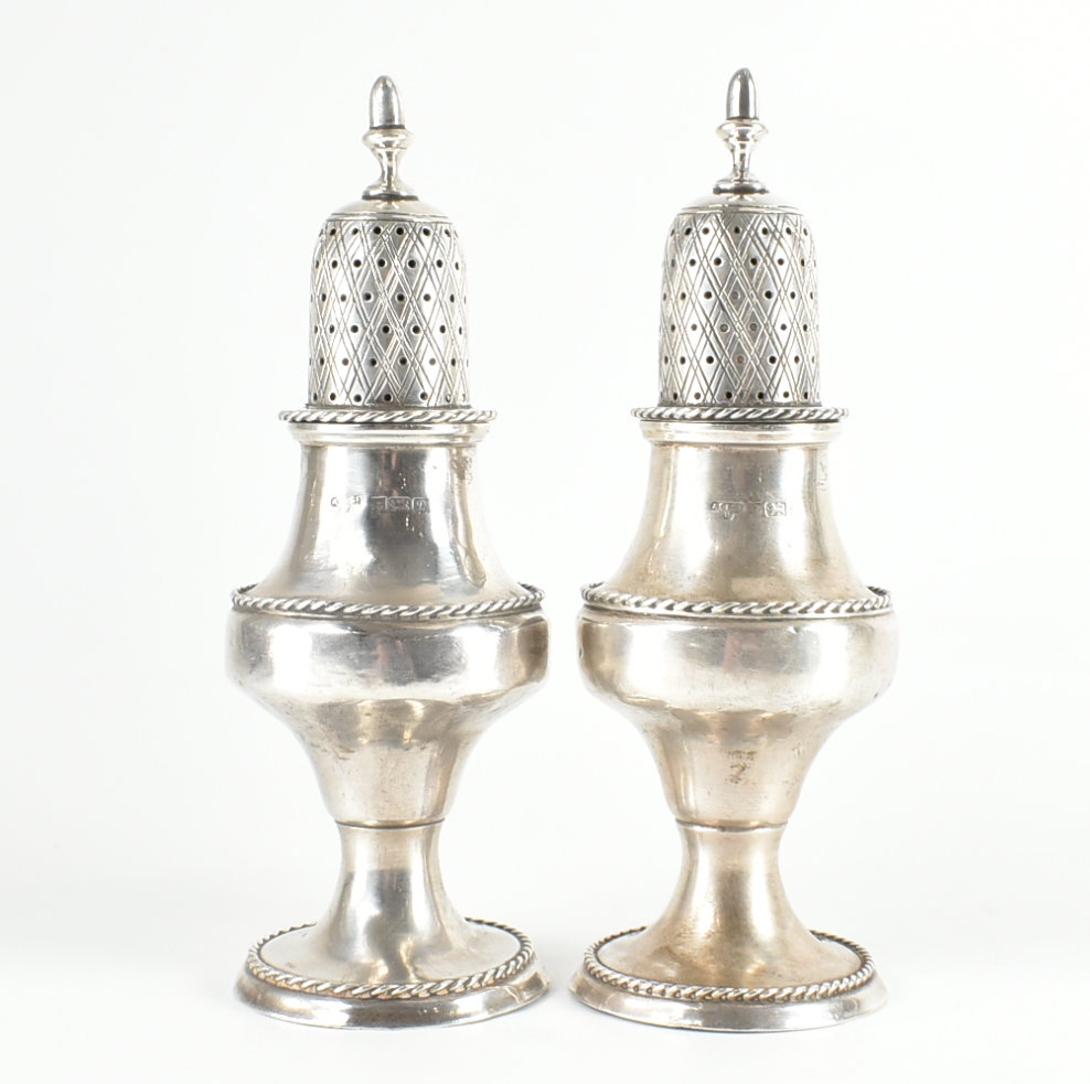 HALLMARKED SILVER PEPPERETTE CONDIMENTS - Image 4 of 7
