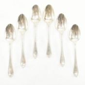SET OF VICTORIAN SILVER SPOONS