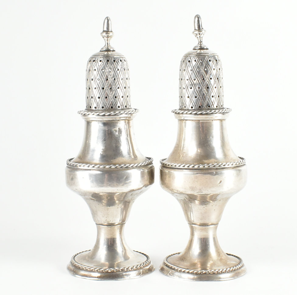 HALLMARKED SILVER PEPPERETTE CONDIMENTS - Image 3 of 7