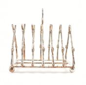 SILVER PLATED RIFLE TOAST RACK