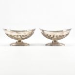 PAIR OF VICTORIAN SILVER HALLMARKED SALT CELLARS