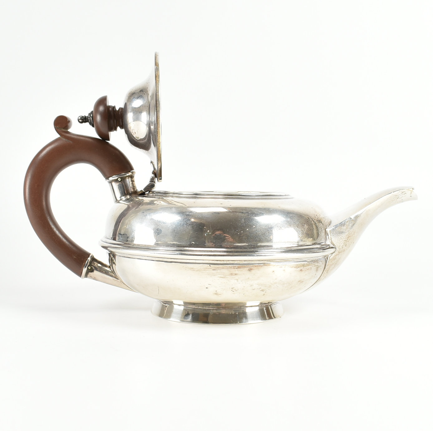 1920s HALLMARKED SILVER TEAPOT - Image 3 of 6