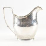 GEORGE III HALLMARKED SILVER CREAMER JUG