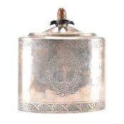 GEORGE III NEO CLASSICAL SILVER HALLMARKED TEA CADDY